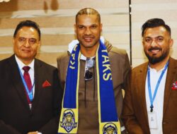 Shikhar Dhawan Arrives in Nepal to Play for Karnali Yaks in NPL